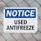 Signmission Used Antifreeze, 14 in W x Rectangle, Plastic OS-2PACK-NS-P-1014-L-18823 - alternate 6